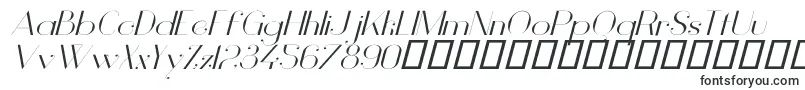 VanityLightWideItalic Font – Fonts for Adobe Reader