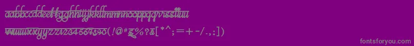 fuente BitsindiancalligraBold – Fuentes Grises Sobre Fondo Morado