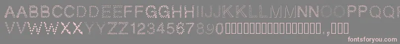 More about Pwpatchwork Font Pwpatchwork Font – Pink Fonts on Gray Background