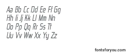 Обзор шрифта ZektoncdItalic