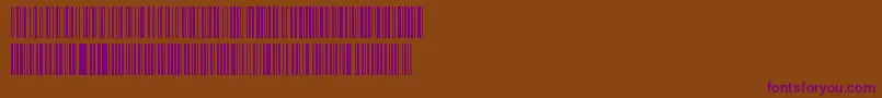 Code ffy Font – Purple Fonts on Brown Background