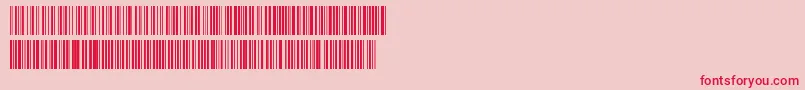 フォントCode ffy – ピンクの背景に赤い文字