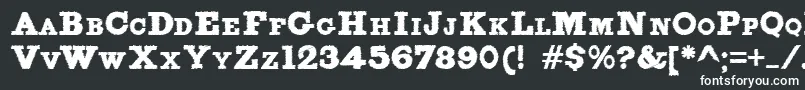 FigginsbruteTrash Font – White Fonts