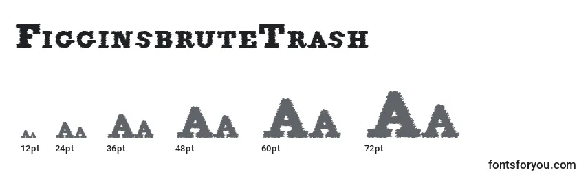 FigginsbruteTrash Font Sizes