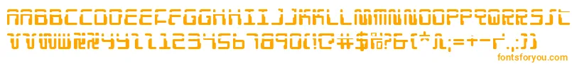 フォントDroidloverlaser – オレンジのフォント