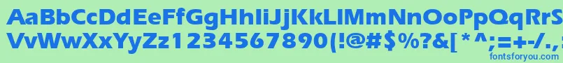 Подробнее о шрифте ErieBold Шрифт ErieBold – синие шрифты на зелёном фоне