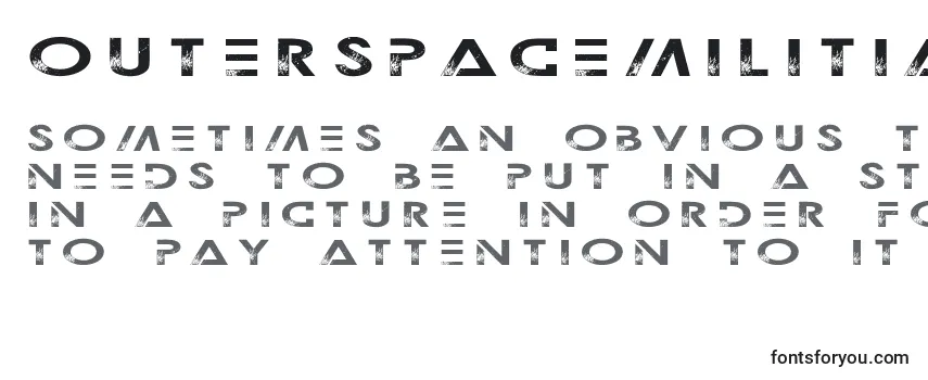 Outerspacemilitia (20171) Font
