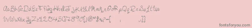 More about MtfDreamie Font MtfDreamie Font – Gray Fonts on Pink Background
