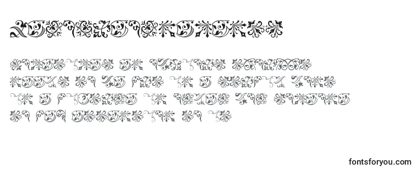Шрифт Baroqueornaments