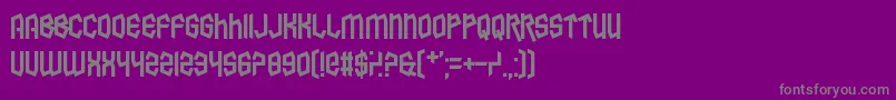 DestinationMercury Font – Gray Fonts on Purple Background
