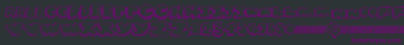 Grapesoda Font – Purple Fonts on Black Background