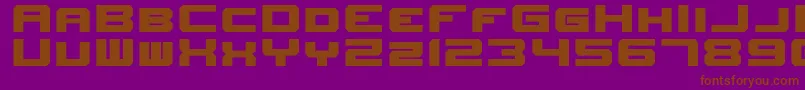 More about NewHorizons Font NewHorizons Font – Brown Fonts on Purple Background