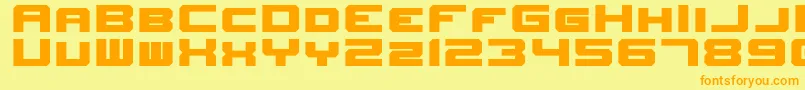 Lisätietoja NewHorizons-fontista NewHorizons-fontti – oranssit fontit keltaisella taustalla
