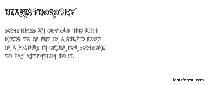 DearestDorothy Font