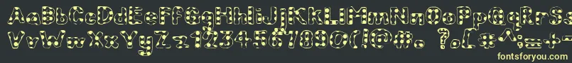 More about ChildrenInNeed Font ChildrenInNeed Font – Yellow Fonts on Black Background
