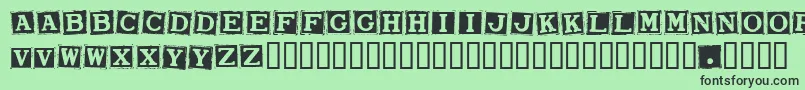 Smarw Font – Black Fonts on Green Background