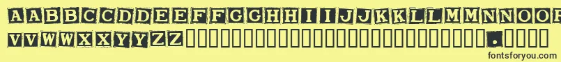 Smarw Font – Black Fonts on Yellow Background