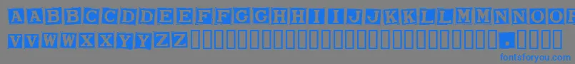 Smarw Font – Blue Fonts on Gray Background