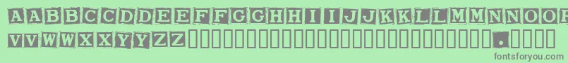 Smarw Font – Gray Fonts on Green Background