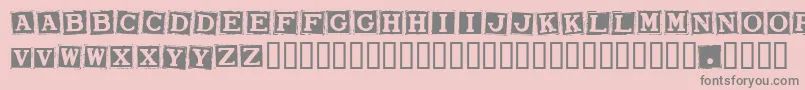 Smarw Font – Gray Fonts on Pink Background