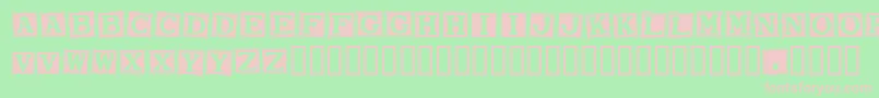 Smarw Font – Pink Fonts on Green Background