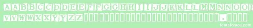 Smarw Font – White Fonts on Green Background