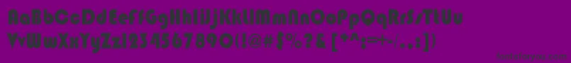BrinlebRegular Font – Black Fonts on Purple Background