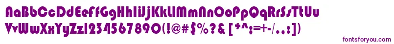 BrinlebRegular Font – Purple Fonts on White Background