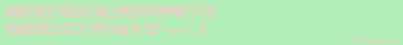 Proletariat Font – Pink Fonts on Green Background