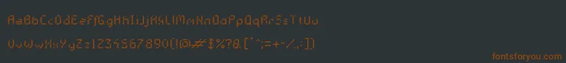 fuente GalacticasRegular – Fuentes Marrones Sobre Fondo Negro