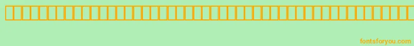 SultanKoufiCircular Font – Orange Fonts on Green Background