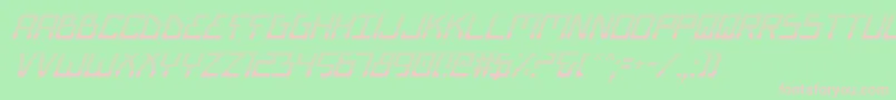 Biotypgi Font – Pink Fonts on Green Background