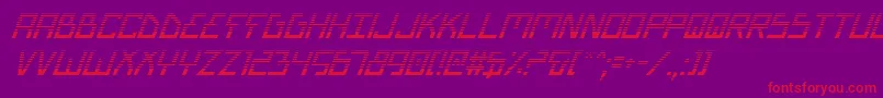 Biotypgi Font – Red Fonts on Purple Background
