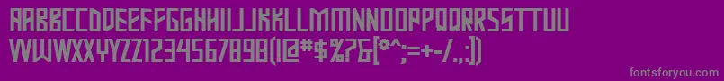 Шрифт MastodonBold – серые шрифты на фиолетовом фоне