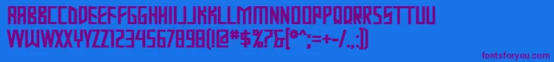 MastodonBold-fontti – violetit fontit sinisellä taustalla