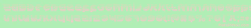 Kovacsspotgrad Font – Pink Fonts on Green Background