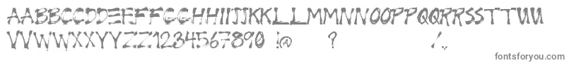 Wrix Font – Gray Fonts on White Background