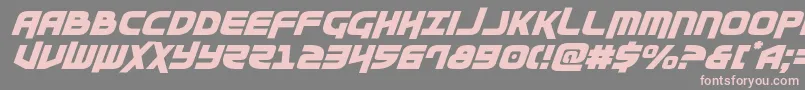 Moltorsital Font – Pink Fonts on Gray Background