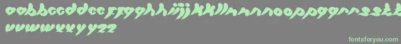 LetItBe Font – Green Fonts on Gray Background