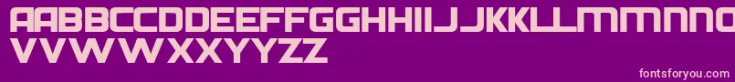 Diehn Font – Pink Fonts on Purple Background