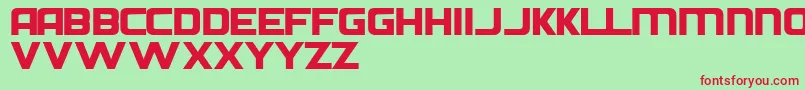 Diehn Font – Red Fonts on Green Background