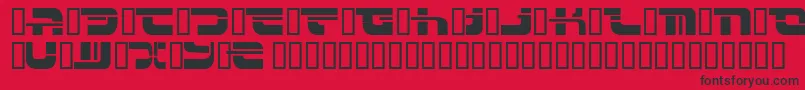 Insert Font – Black Fonts on Red Background