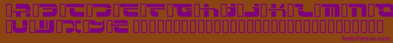 Insert Font – Purple Fonts on Brown Background