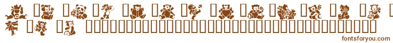 Teddybears2 Font – Brown Fonts