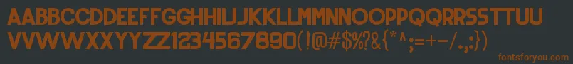 En savoir plus sur la police RoundedSans Police RoundedSans – polices brunes sur fond noir