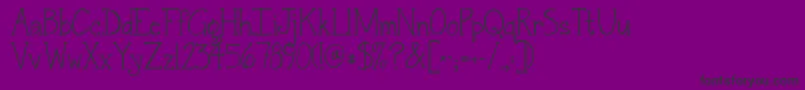 fuente Jandasnickerdoodleserif – Fuentes Negras Sobre Fondo Morado