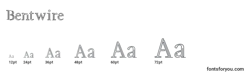 Bentwire Font Sizes