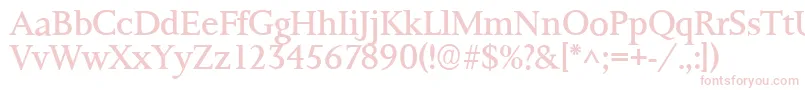 Ft8rRoman Font – Pink Fonts on White Background