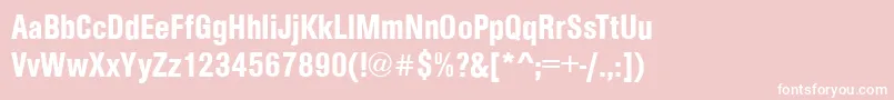 ArezzoCdDemi Font – White Fonts on Pink Background
