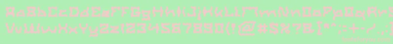 ShakeItOff Font – Pink Fonts on Green Background